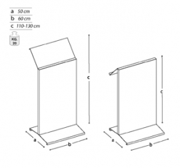 LEGGIO metallico linea Sideros