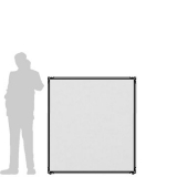 MD-CL13.13L richiedi preventivo - Pannello divisorio CLIPPER Pannello divisorio CLIPPER "laminato" - cm 130x130h - Pannello divisorio CLIPPER