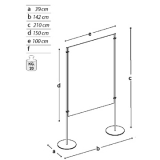 Pannello espositivo EXPO' MD-EX10T2 - Pannello espositivo EXPO' MD-EX10T2