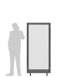 MD-X08.18L richiedi preventivo - Divisorio espositivo XILOX Divisorio espositivo XILOX "laminato" - cm 80x180h - Divisorio espositivo XILOX