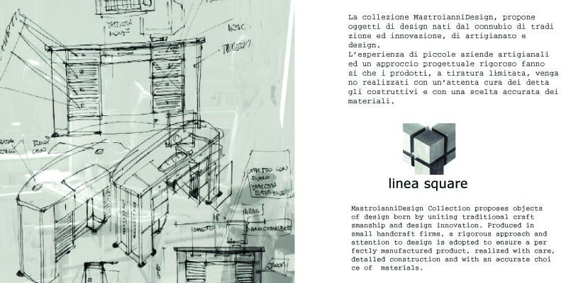 Prodotti in legno linea SQUARE