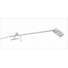 Apparecchio metallico a braccio con lampada ruotabile. MD-LEN